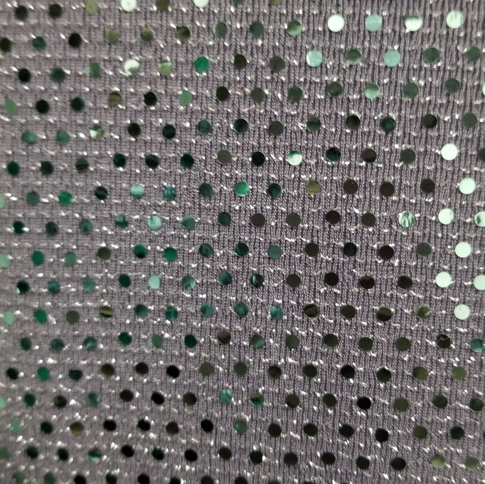 🆕️⬇️Olivia Matthews Silver Sequin Faux Wrap Dress - Picture 10 of 10